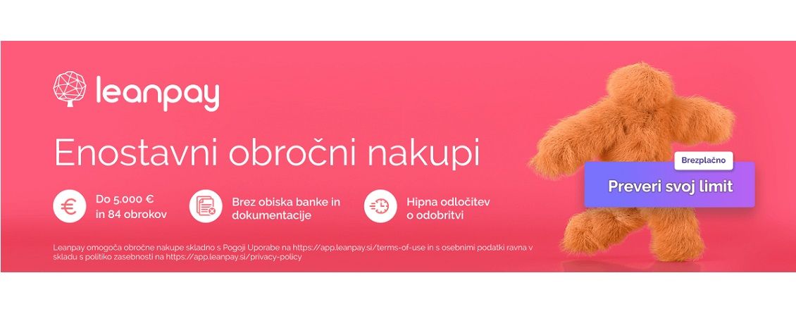 Obročni nakup pohištva z LeanPay