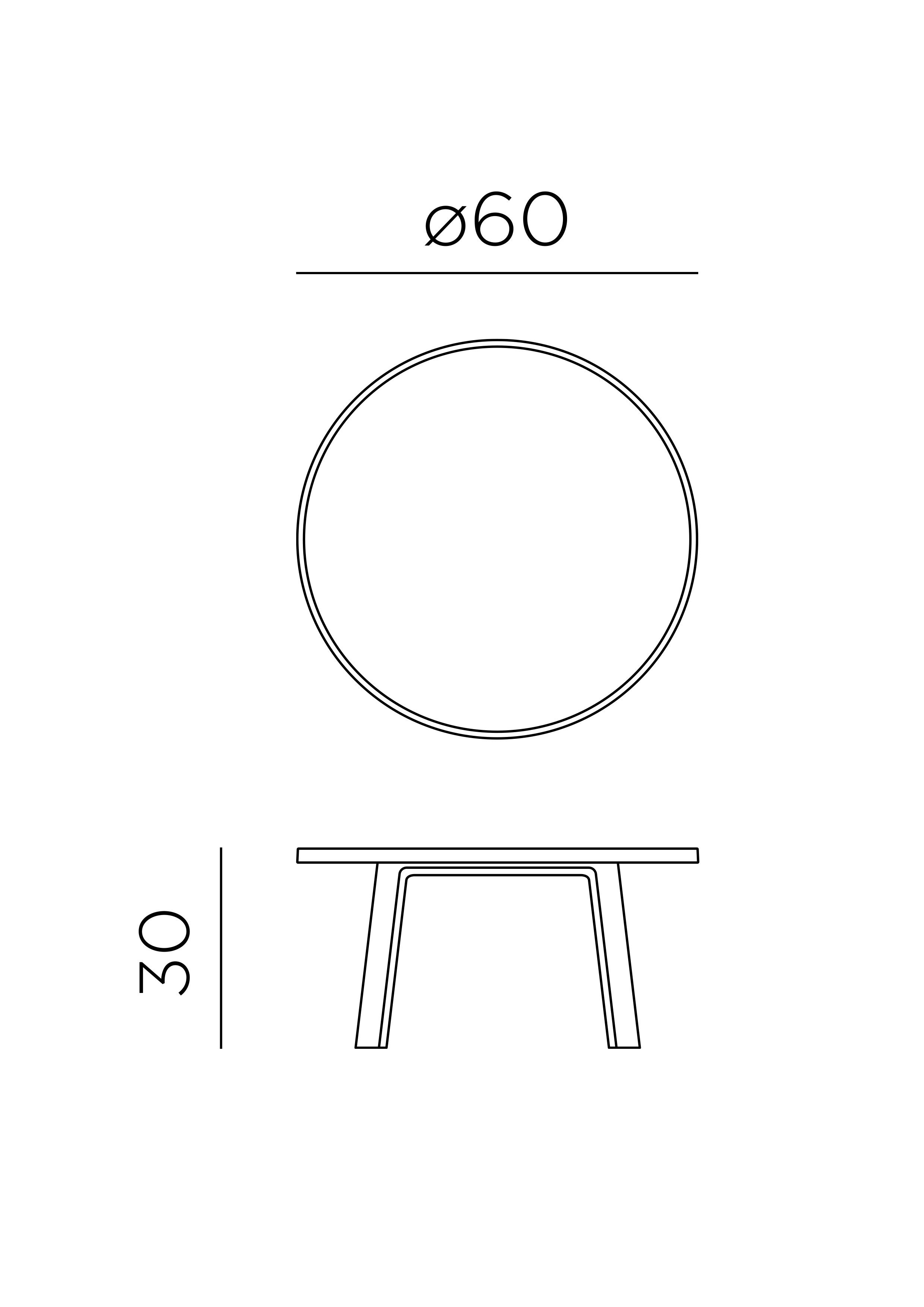 dimenzije mizice maximo 60 MINI