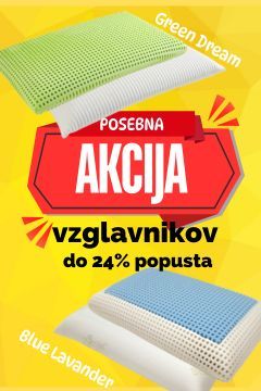 akcija vzglavnikov