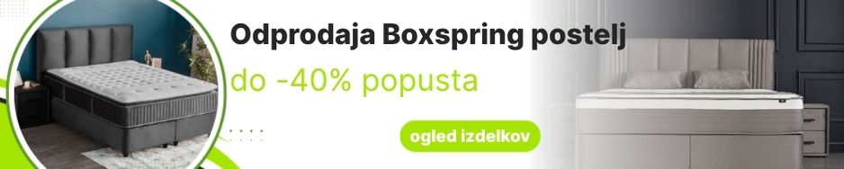 Odprodaja Boxspring postelj