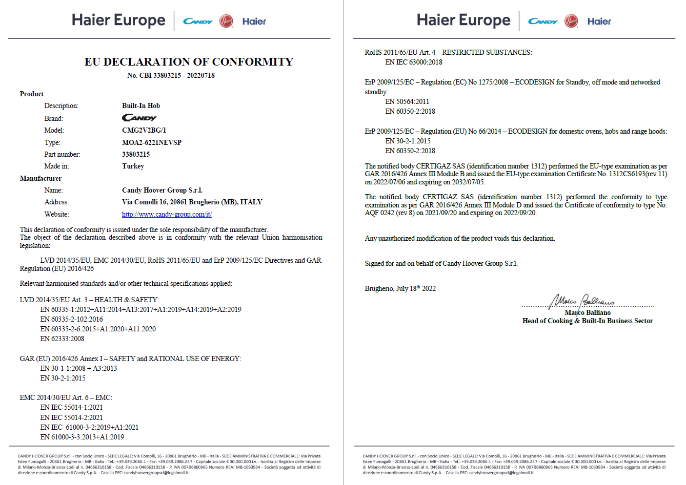 izjava-o-skladnosti-candy-CMG2V2BG1