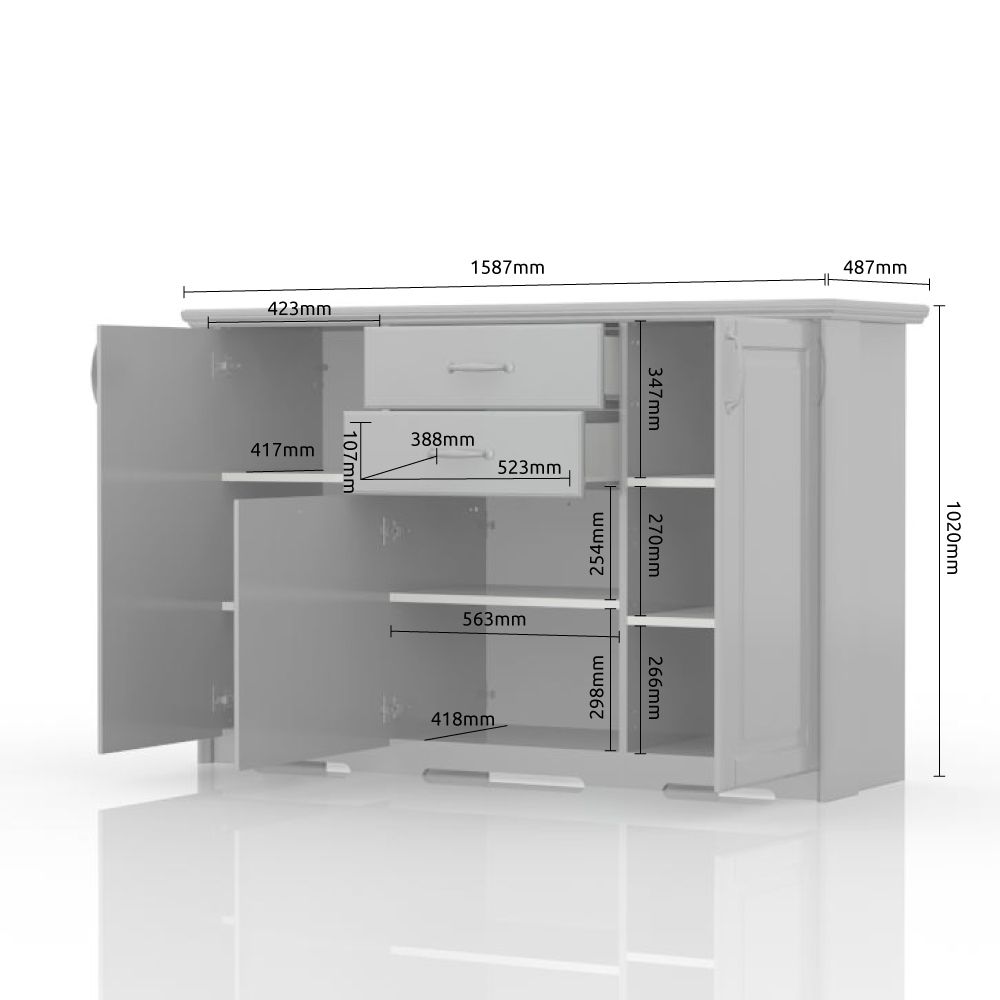 Komoda EVERGREEN EG-K32 dimenzije