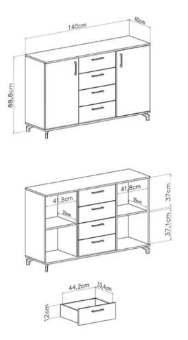 Komoda Madison 9 dimenzije