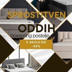 Akcija boxspring postelje