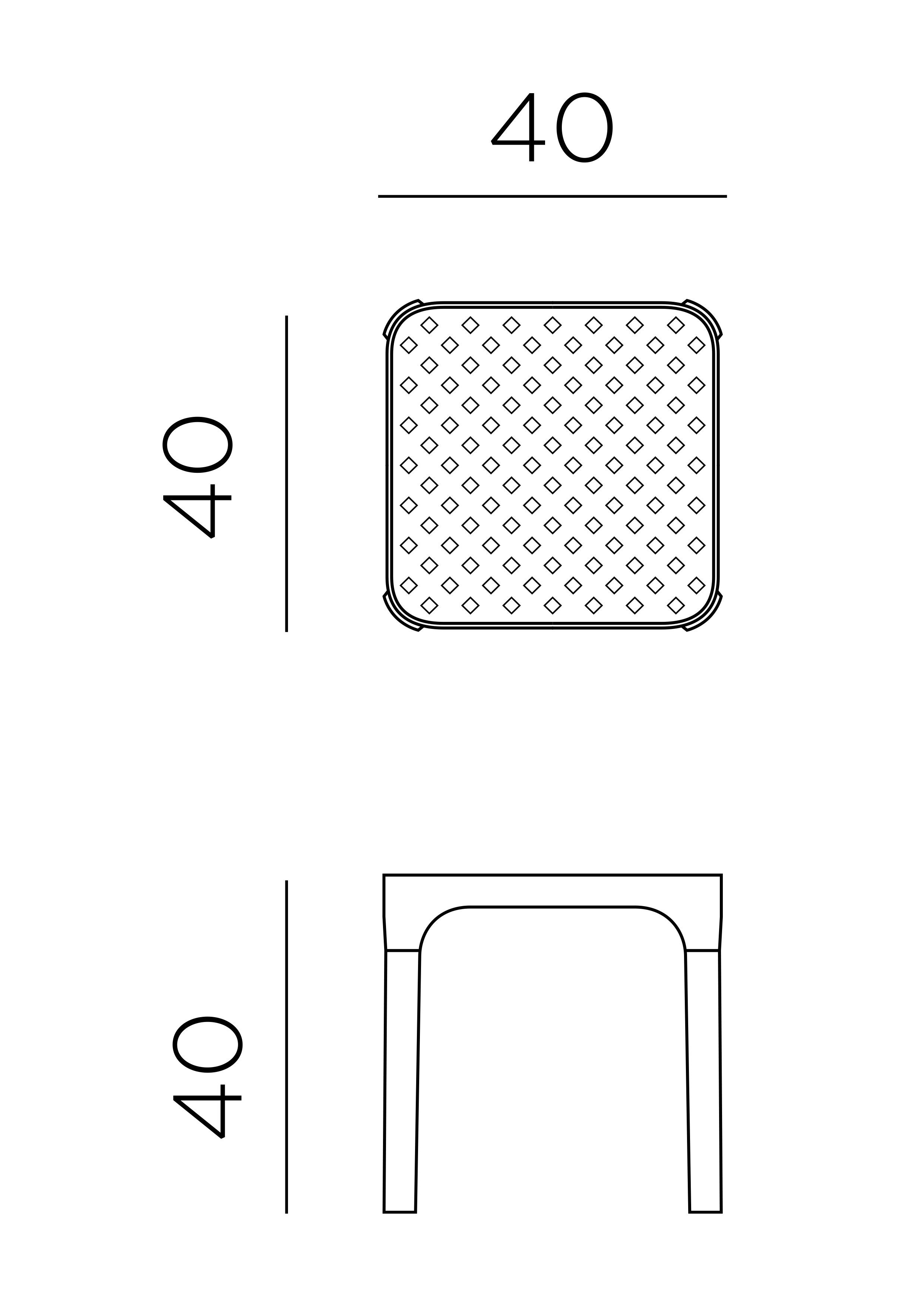 dimenzije mizice net40