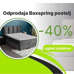 Odprodaja Boxspring postelj
