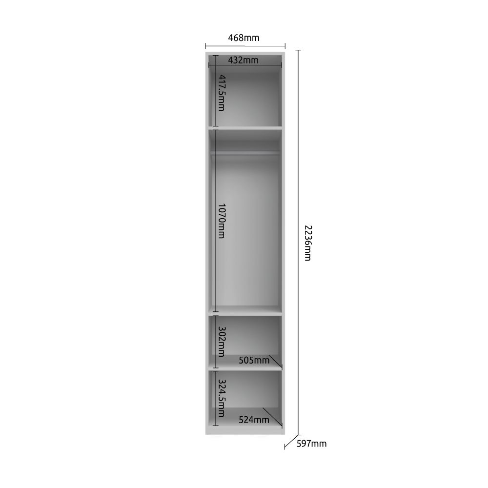 Omara PIANO P1/PN dimenzije