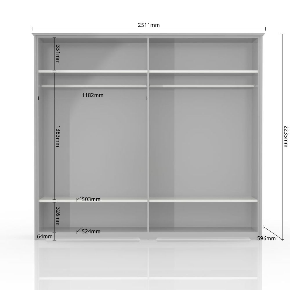 Omara EVERGREEN P4/EG dimenzije