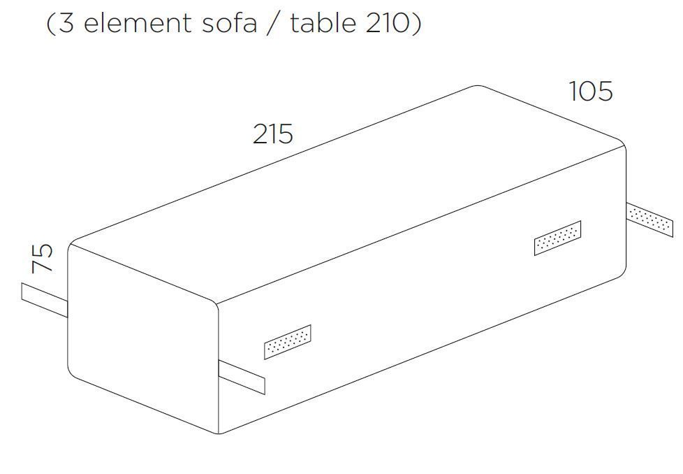 Prevleka za vrtno pohištvo XL dimenzije