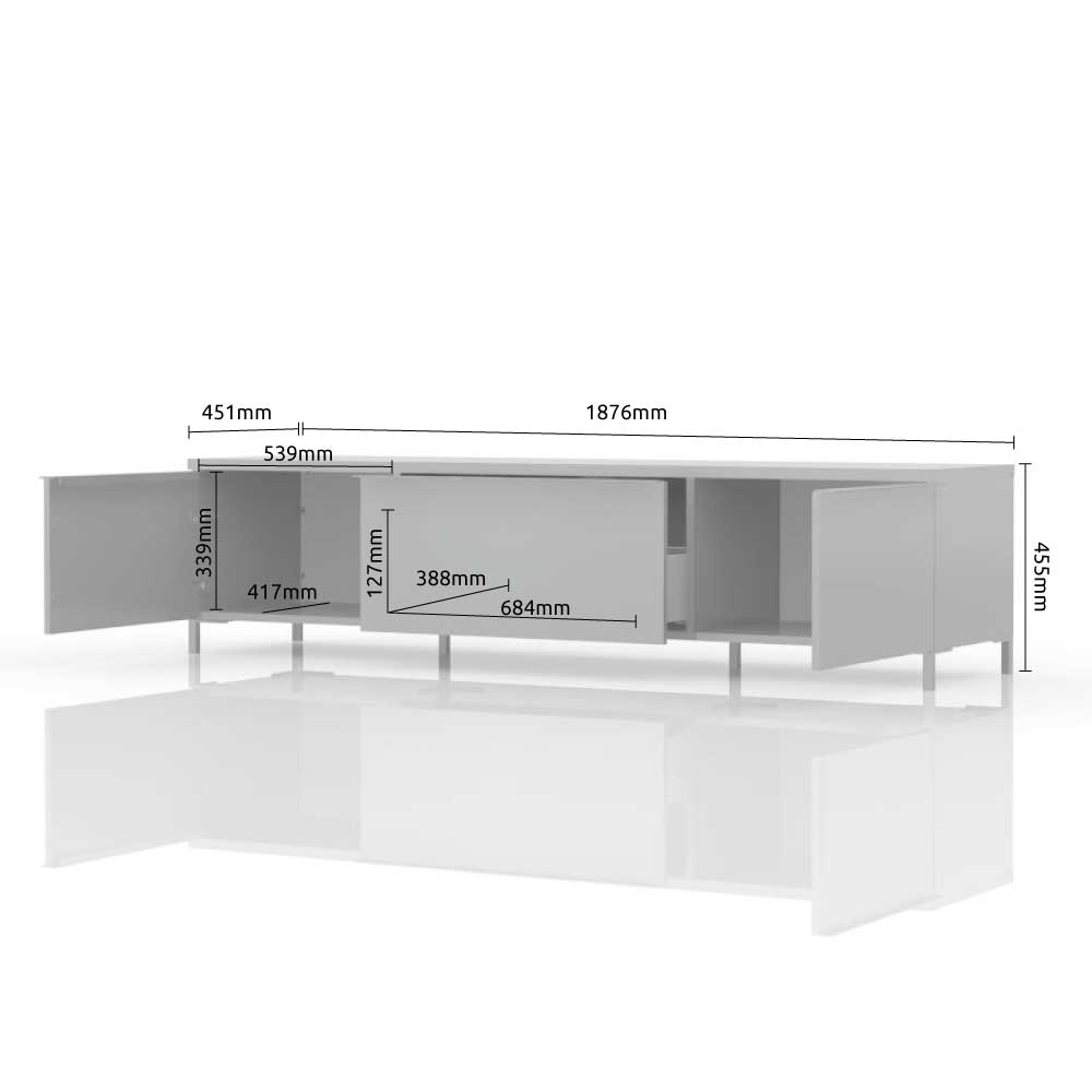 TV omarica ONYX TV180-2K1F/ON dimenzije