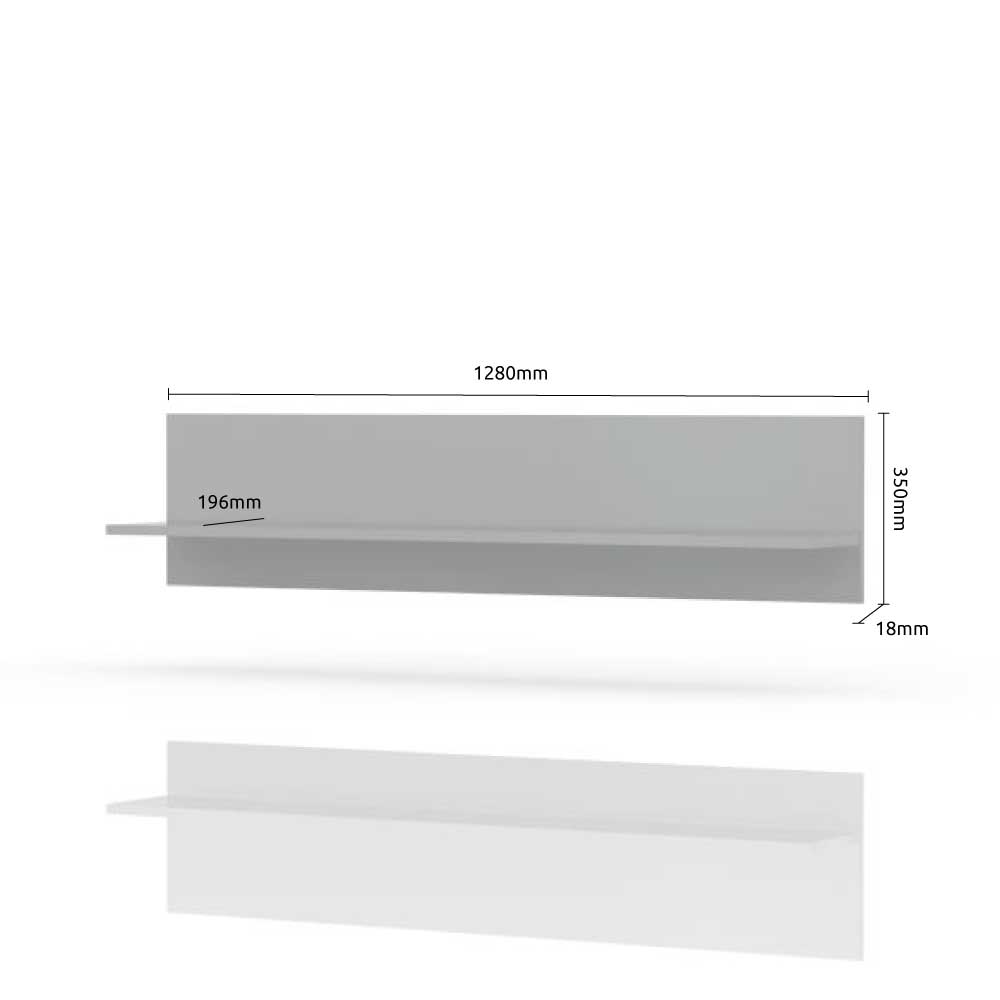 Polica ONYX VP128/ON dimenzije